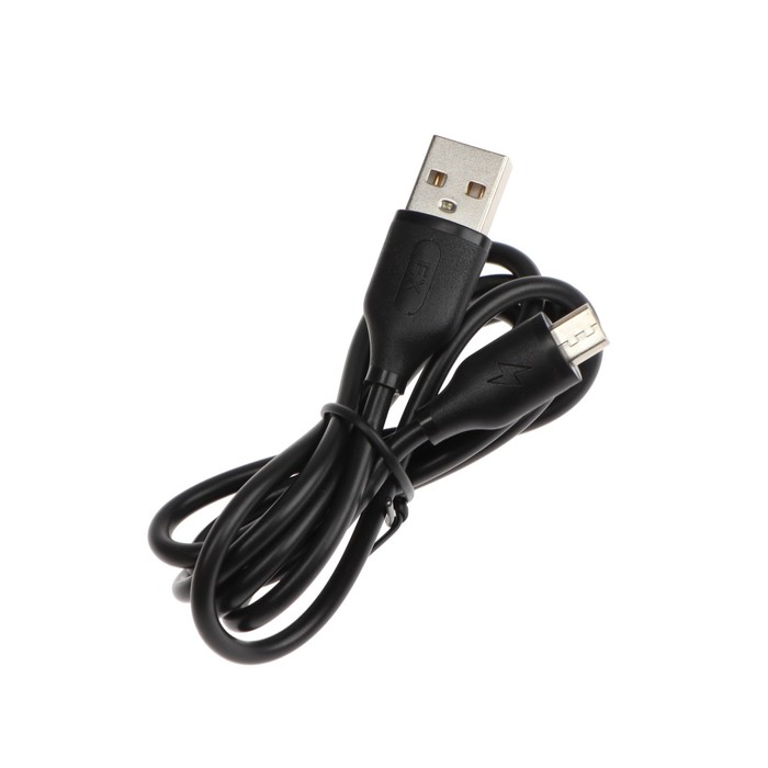 Сетевое зарядное устройство Exployd EX-Z-1432, 2 USB,  2.4 А, кабель microUSB, черное - фото 51459774