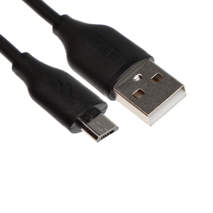 Сетевое зарядное устройство Exployd EX-Z-1436, 2 USB, 2.4 А, кабель microUSB, черное - фото 51459790