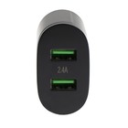 Сетевое зарядное устройство Exployd EX-Z-1434, 2 USB, 2.4 А, кабель Type-C, черное - Фото 3