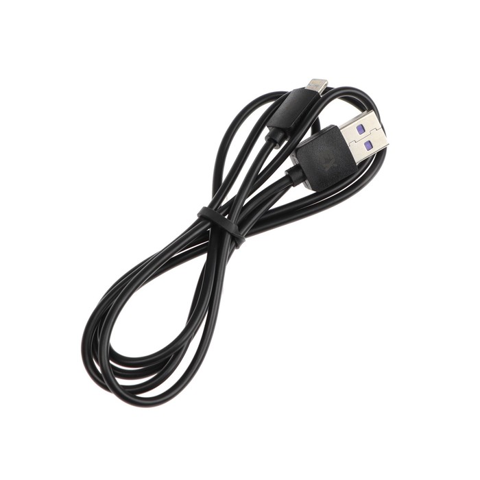 Кабель Exployd EX-K-1243, Lightning-USB, 2.4А, 1м, зарядка/передача данных, силикон, черный - фото 51459882