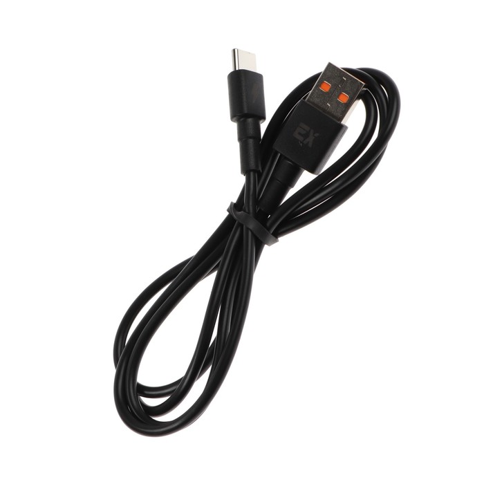 Кабель Exployd EX-K-1275, Type-C - USB, 3 А, 1 м, зарядка/передача данных, силикон, черный - фото 51459919