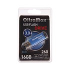 Флешка OltraMax 260, 16 Гб, USB3.0, чт до 70 Мб/с, зап до 20 Мб/с, синяя - фото 51309057 Флешка OltraMax 260, 16 Гб, USB3.0, чт до 70 Мб/с, зап до 20 Мб/с, синяя - фото 51309057