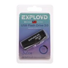 Флешка Exployd 610, 32 Гб, USB3.0, чт до 70 Мб/с, зап до 20 Мб/с, черная - Фото 3