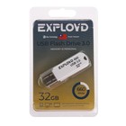 Флешка Exployd 660, 32 Гб, USB3.0, чт до 70 Мб/с, зап до 20 Мб/с, белая 9514987 - фото 10315702