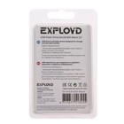 Флешка Exployd 600, 64 Гб, USB3.0, чт до 70 Мб/с, зап до 20 Мб/с, черная - фото 51309106 Флешка Exployd 600, 64 Гб, USB3.0, чт до 70 Мб/с, зап до 20 Мб/с, черная - фото 51309106