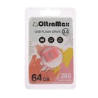 Флешка OltraMax 280, 64 Гб, USB3.0, чт до 70 Мб/с, зап до 20 Мб/с, Misty Rose - фото 321383205