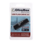 Флешка OltraMax 320, 512 Гб, USB3.0, чт до 70 Мб/с, зап до 20 Мб/с, черная - фото 51309138 Флешка OltraMax 320, 512 Гб, USB3.0, чт до 70 Мб/с, зап до 20 Мб/с, черная - фото 51309138