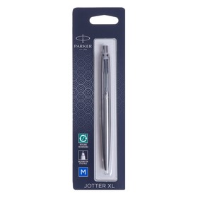 Ручка шариковая Parker JOTTER XL MONOCHROME GREY MONOCHROME, синяя, блистер 2122760