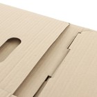 УЦЕНКА Короб архивный Calligrata, 480×325×295 мм, гофрокартон, коричневый - Фото 3