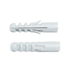 Дюбель ТУНДРА, тип S, распорный, полипропиленовый, 10х50 мм, 500 шт - фото 24289989