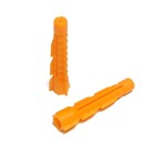 Дюбель ТУНДРА, универсальный, без бортика, полипропиленовый, 6x37 мм, 1000 шт - Фото 4