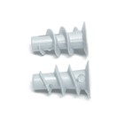 Дюбель ТУНДРА, для гипсокартона, DRIVA, без сверла, нейлоновый, 14×23 мм, 500 шт. - Фото 5