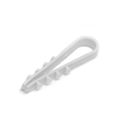 Дюбель-хомут ТУНДРА, для круглого кабеля, нейлоновый, 5-10 мм, белый, 100 шт. - Фото 2