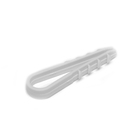 Дюбель-хомут ТУНДРА, для круглого кабеля, нейлоновый, 5-10 мм, белый, 100 шт. - Фото 3