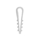 Дюбель-хомут ТУНДРА, для круглого кабеля, нейлоновый, 5-10 мм, белый, 100 шт 9501271