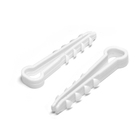 Дюбель-хомут ТУНДРА, для плоского кабеля, нейлоновый, 8 мм, белый, 100 шт. - Фото 3