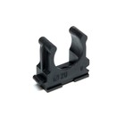 Клипса для труб 20 мм, цвет черный, 250 шт, черная - фото 22066530