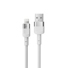 Кабель Accesstyle AL24-T100, Lightning - USB, 2.4 А, TPU, быстрая зарядка, 1 м, белый - фото 319315749