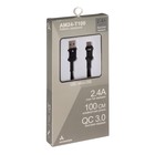 Кабель Accesstyle AM24-T100, microUSB - USB, 2.4 А, TPU, быстрая зарядка, 1 м, черный - фото 51474459 Кабель Accesstyle AM24-T100, microUSB - USB, 2.4 А, TPU, быстрая зарядка, 1 м, черный - фото 51474459