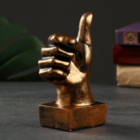 Фигура "Рука Класс" бронза, 17х7х6см