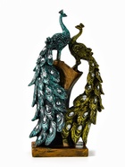 Фигура "Два павлина" 7х20х10см - фото 809521803