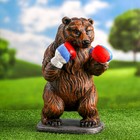 Садовая фигура "Медведь боксер" 35х24х18см - Фото 1