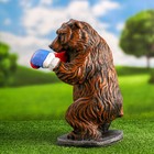 Садовая фигура "Медведь боксер" 35х24х18см - Фото 3