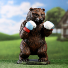 Садовая фигура "Медведь боксер" 35х24х18см - Фото 6