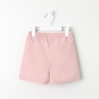 Шорты для девочки MINAKU, пыльно-розовые, рост 140 см - Фото 8
