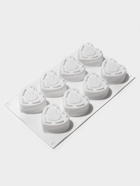 Форма для муссовых десертов Доляна «Сердце», силикон, 29×17×4.3 см, 8 ячеек (5.5×6.2×3.5 см), белая - Фото 2