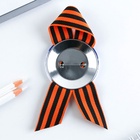 Значок закатной с георгиевской лентой на 9 мая «Я помню! Я горжусь!», d=5.6 см (комплект 10 шт) - фото 33778234