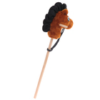 Мягкая игрушка «Конь-скакун» на палке, цвет коричневый - Фото 9