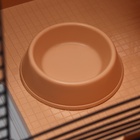 Клетка для грызунов «Пижон», 42×30×65 см, 4 этажа, 2 домика, колесо, миска, бежевая - Фото 9