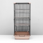 Клетка для шиншиллы «Пижон» №10, разборная, 58×40×88, бежевая - Фото 7