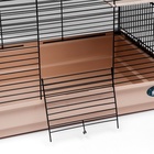 Клетка для шиншиллы «Пижон» №10, разборная, 58×40×88, бежевая - Фото 8
