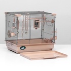 Клетка для птиц «Пижон» №100, разборная, 42×30×37 см, укомплектованная, бежевая - Фото 13