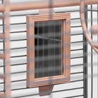 Клетка для птиц «Пижон» №100, разборная, 42×30×37 см, укомплектованная, бежевая - Фото 16