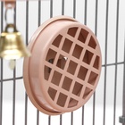 Клетка для птиц «Пижон» №100, разборная, 42×30×37 см, укомплектованная, бежевая - Фото 9