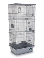 Клетка для птиц "Пижон", разборная, 42 х 30 х 94см (укомплект.) светло-серая - Фото 1
