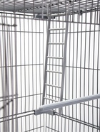 Клетка для птиц "Пижон", разборная, 42 х 30 х 94см (укомплект.) светло-серая - Фото 5