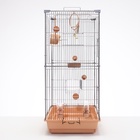 Клетка для птиц «Пижон» №104-Б, разборная, 58×40×88 с, 2 секции, бежевая - Фото 22