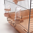 Клетка для птиц «Пижон» №104-Б, разборная, 58×40×88 с, 2 секции, бежевая - Фото 24