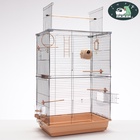 Клетка для птиц «Пижон» №104-Б, разборная, 58×40×88 с, 2 секции, бежевая - Фото 4