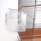 Клетка для птиц «Пижон» №104-Б, разборная, 58×40×88 с, 2 секции, бежевая - Фото 9