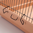 Клетка для птиц «Пижон» №104-Б, разборная, 58×40×88 с, 2 секции, бежевая - Фото 10