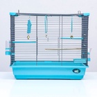 Клетка для птиц «Пижон» №104, разборная, 58×40×48 см, 1 секция, бирюзовая - Фото 16