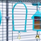 Клетка для птиц «Пижон» №104, разборная, 58×40×48 см, 1 секция, бирюзовая - Фото 7