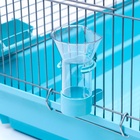 Клетка для птиц «Пижон» №104, разборная, 58×40×48 см, 1 секция, бирюзовая - Фото 11