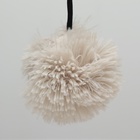 Когтеточка «Пижон» c лежанкой, овальная, 58×36×39 см, пушистый мех, джут, бежевая - Фото 5