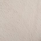 Лежанка с когеточкой "Пижон", овальная, 55 х 36 х 47см, пушистый мех, джут, коричневая - фото 9519574